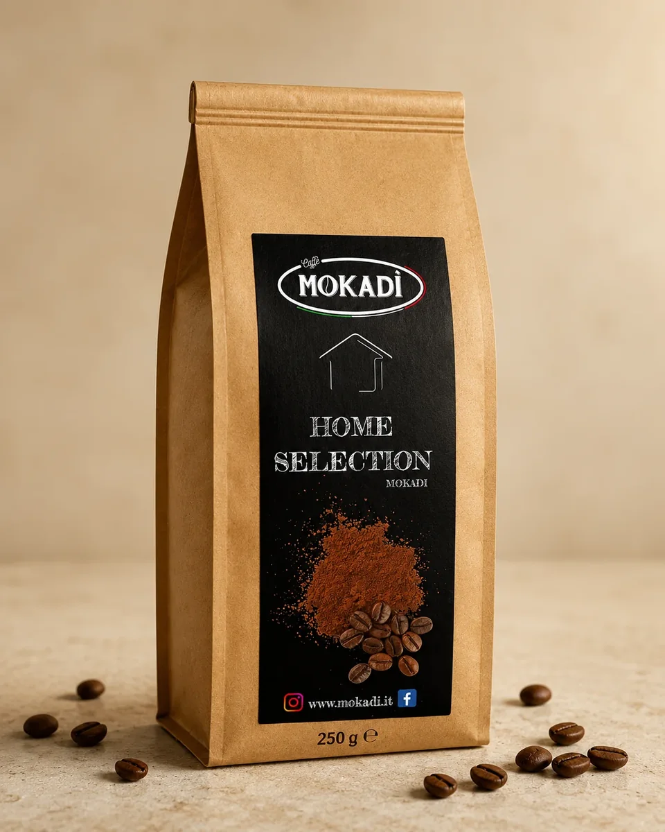 Busta kraft di caffè macinato Mokadì Home Selection
